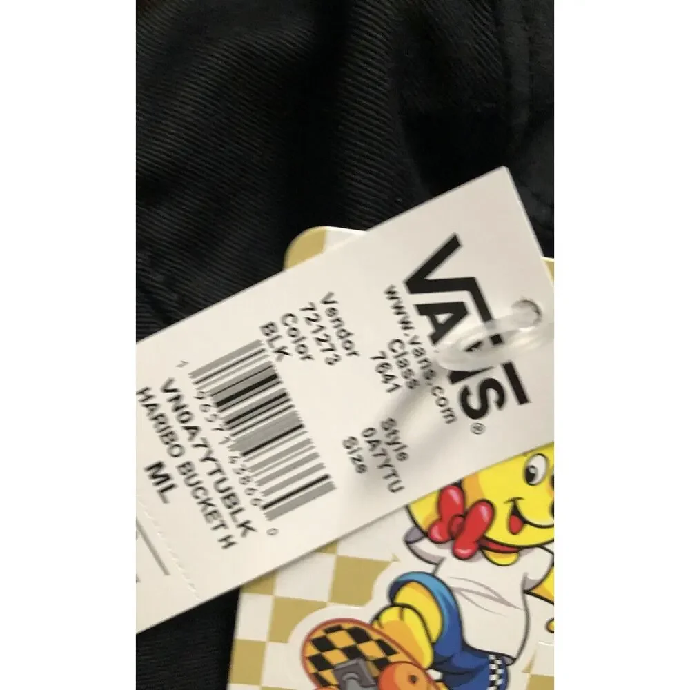 Brand New Vans x Haribo Bucket Hat Black M/L